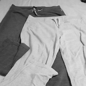2 pair sweat pants
